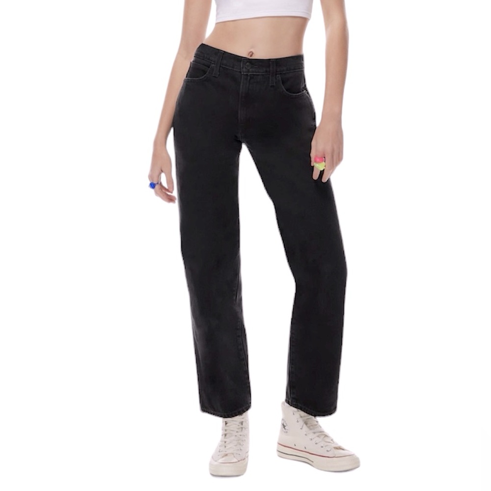 Aritzia Sunday Best Ocean Mid-Rise Baggy Jeans